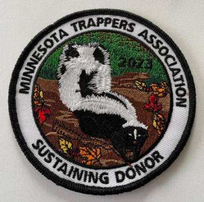 2023 Minnesota Trappers Association Sustaining Donor Patch